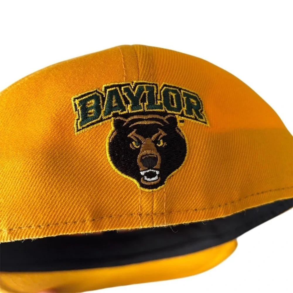 Baylor Bears New Era 59FIFTY‎ Fitted Cap Gold Size 7 3/4